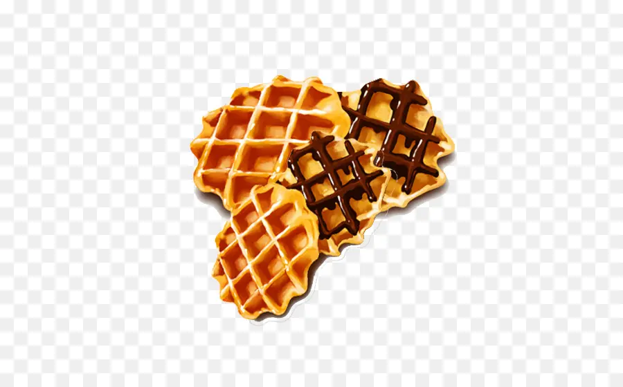 Waffle Belga，Galletas De Chispas De Chocolate PNG