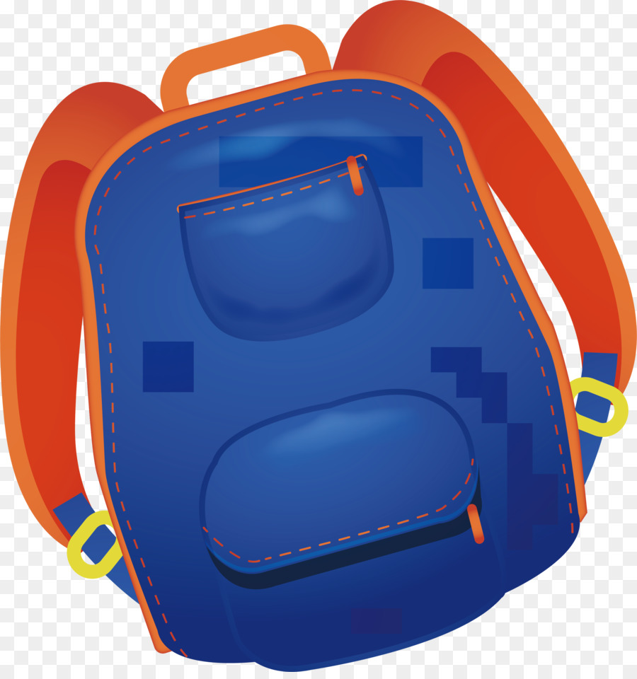 Mochila，Azul PNG