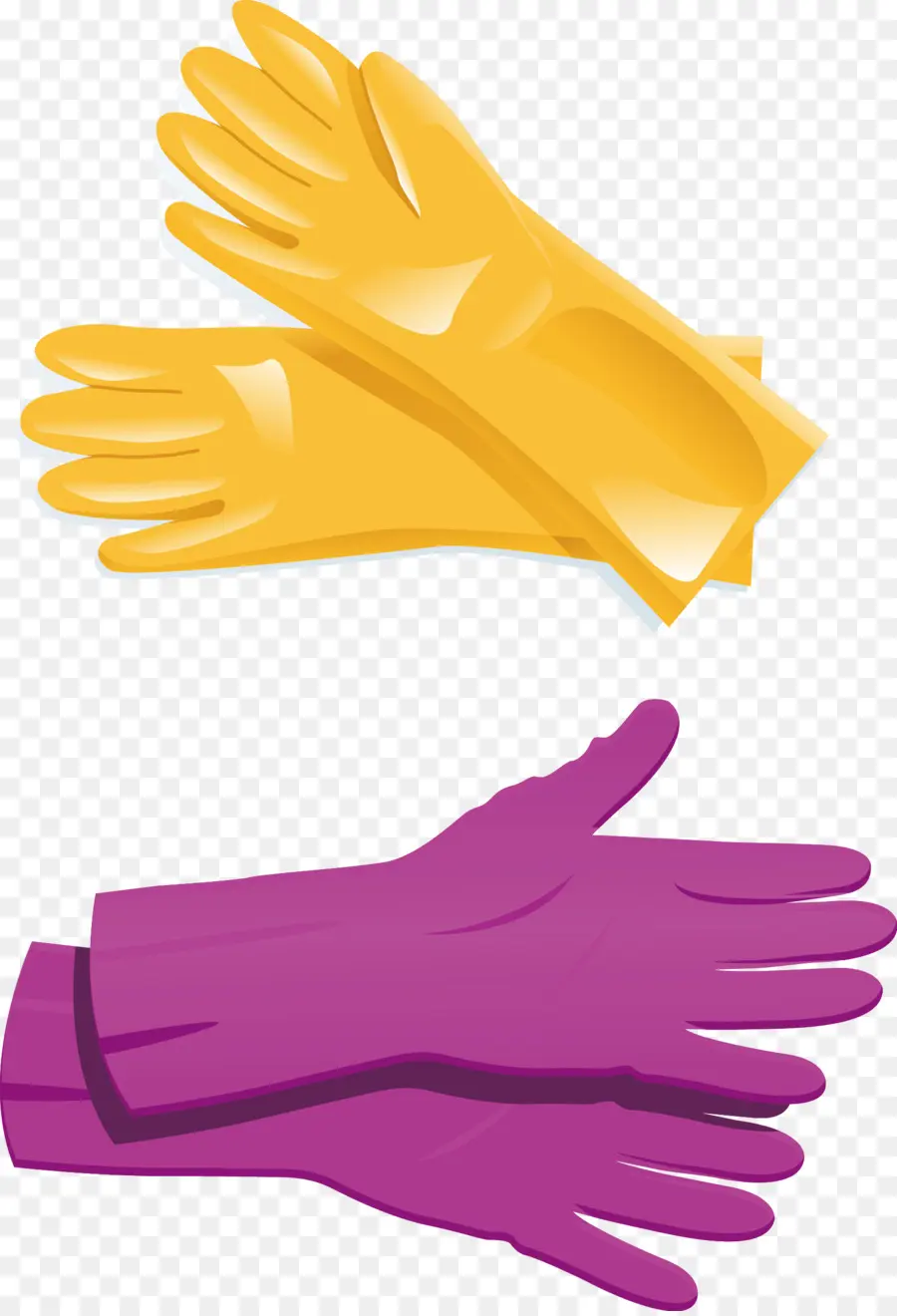 Guantes De Goma，Limpieza PNG