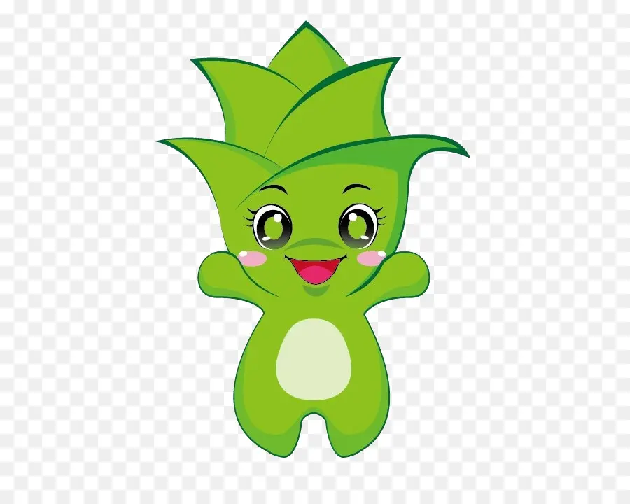 Carácter Verde，Mascota PNG