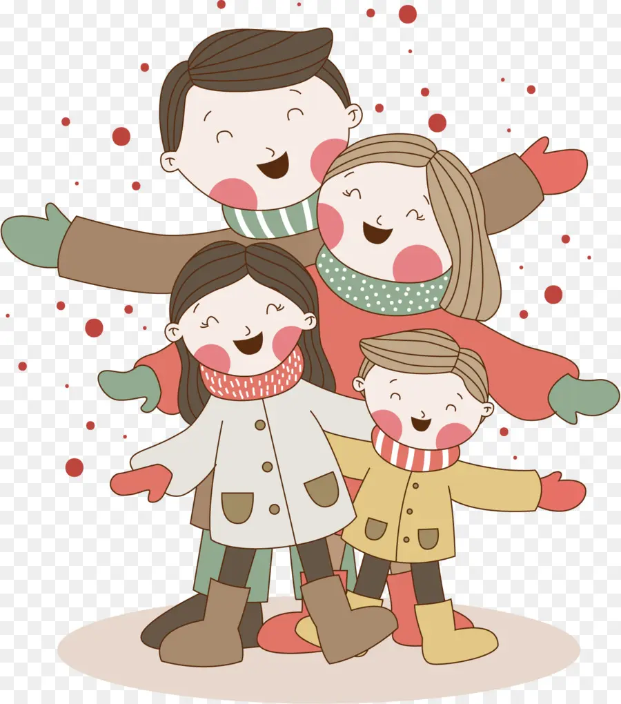 Familia，Invierno PNG