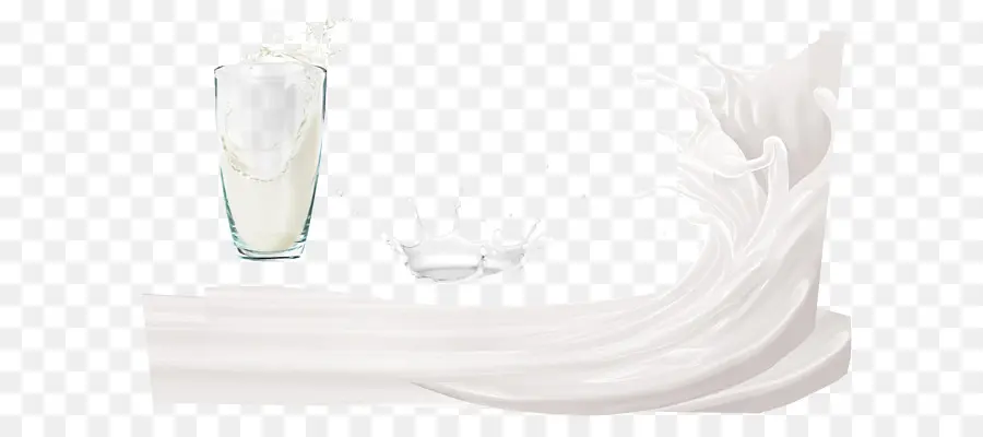 Salpicaduras De Leche，Vaso PNG