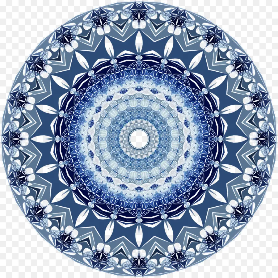 Mandala Azul，Mandala PNG