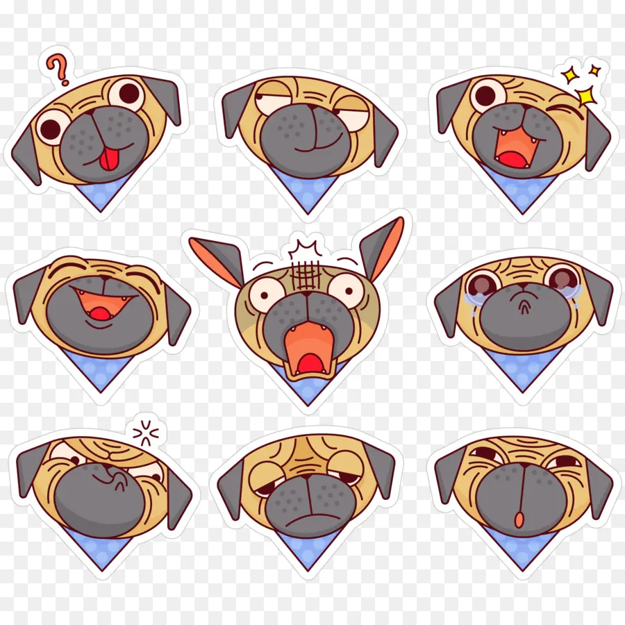 Caras De Perro，Emociones PNG