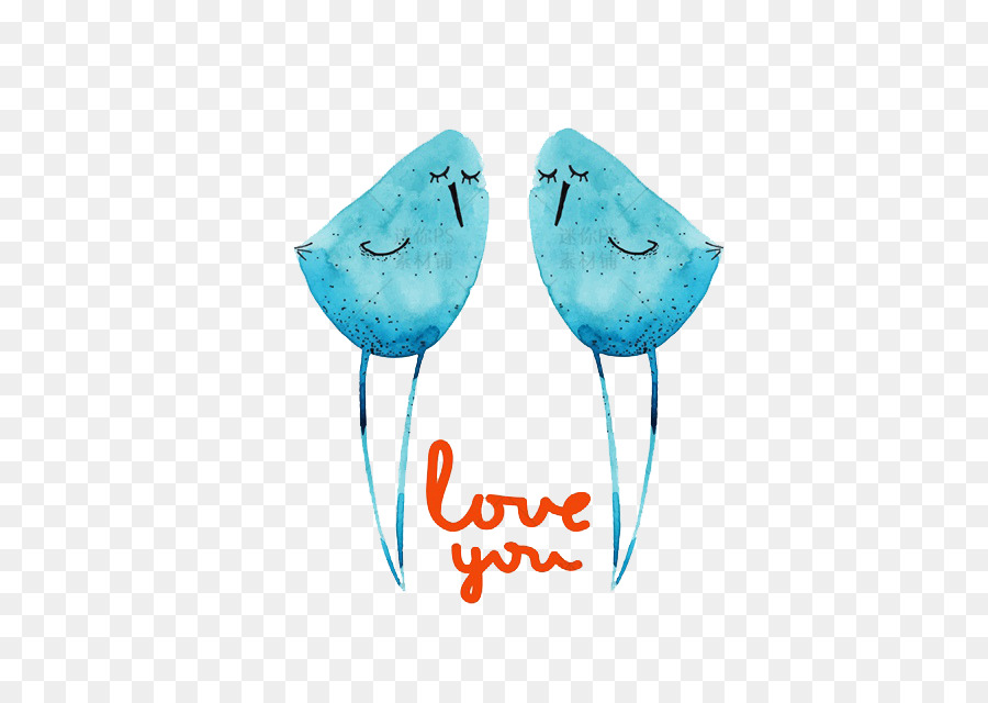 Pájaros Del Amor，Azul PNG