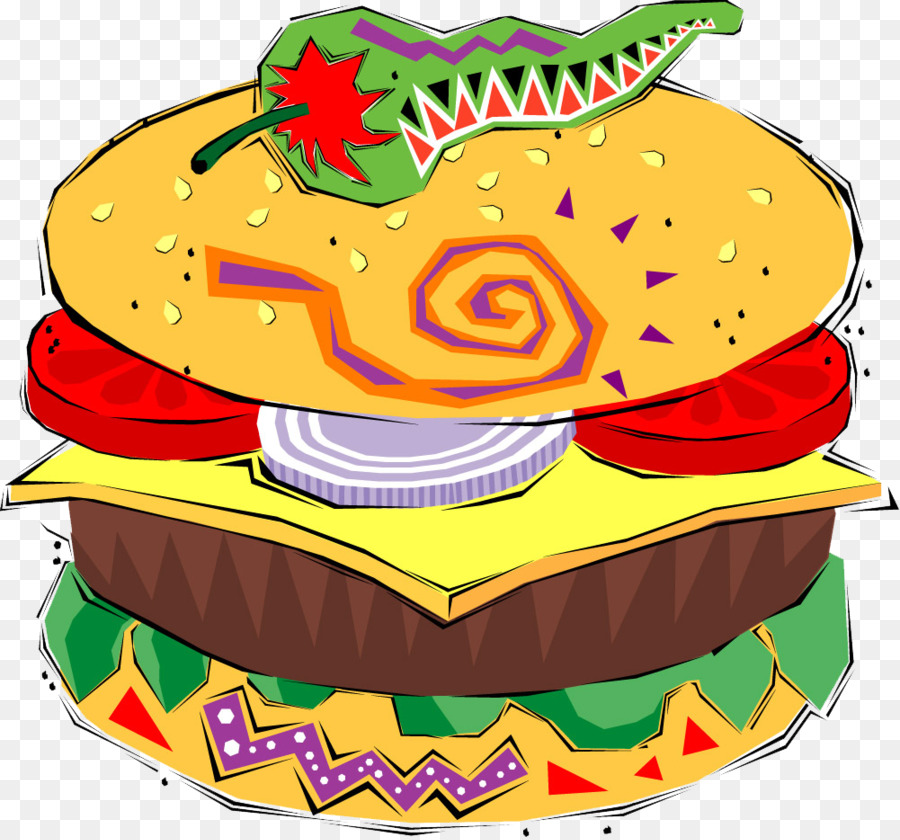 Hamburguesa，Comida Rápida PNG