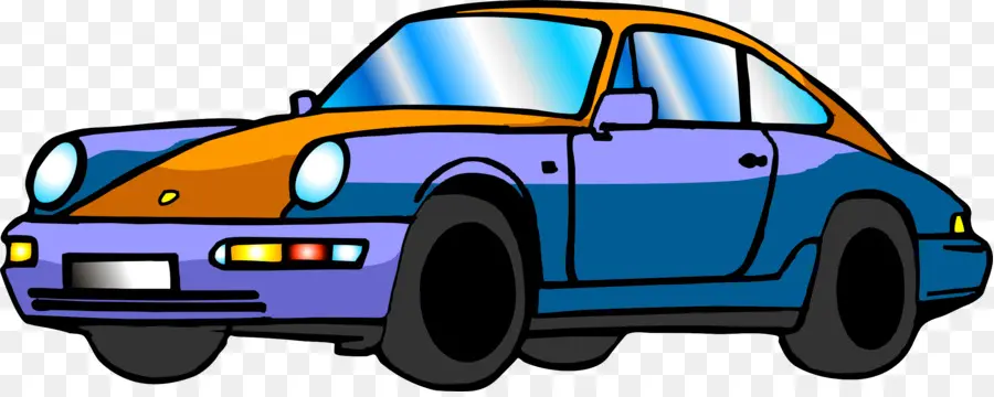 Coche Azul，Automóvil PNG