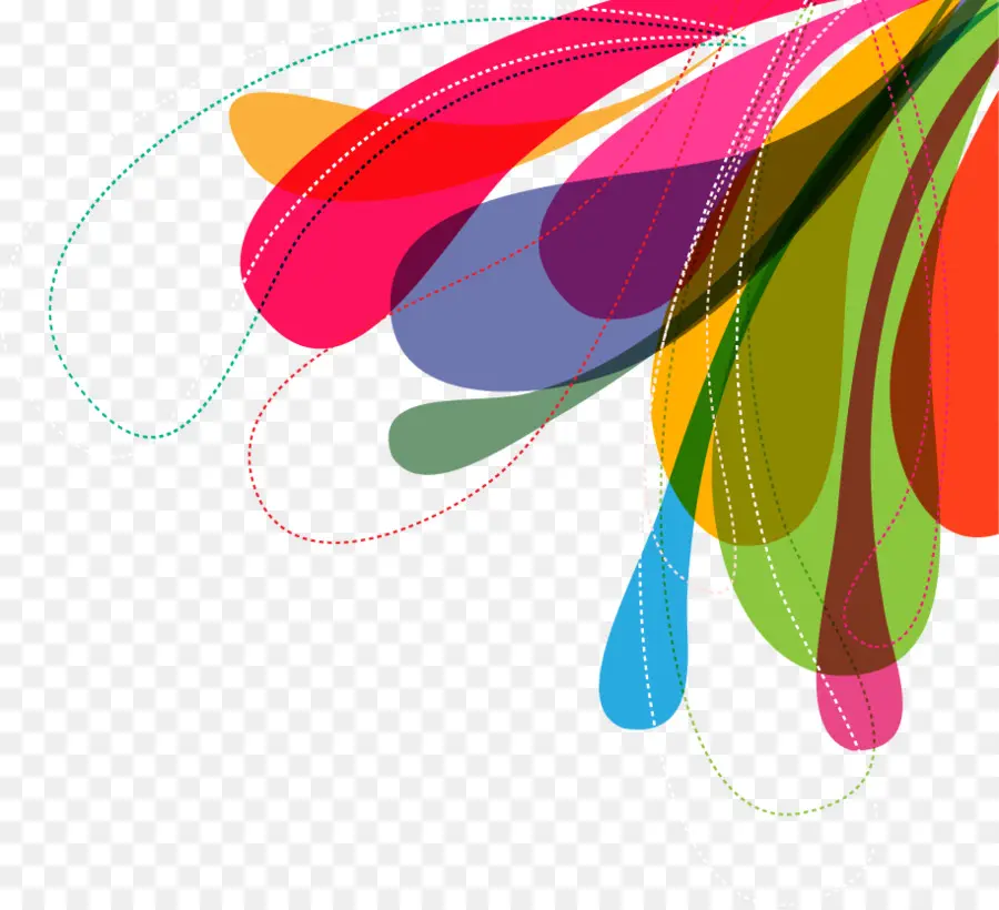 Formas Abstractas Coloridas，Vistoso PNG