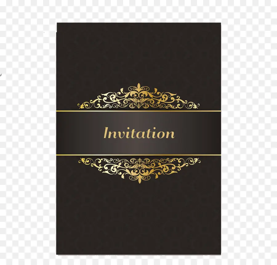 Invitación，Oro PNG