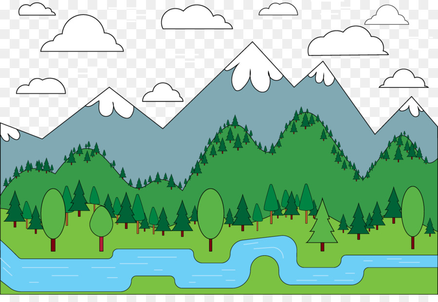 Paisaje De Montaña，Río PNG