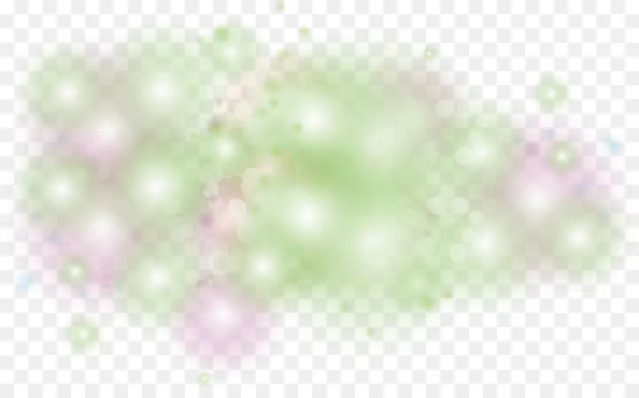 Luces Verdes Y Rosas，Brillo PNG