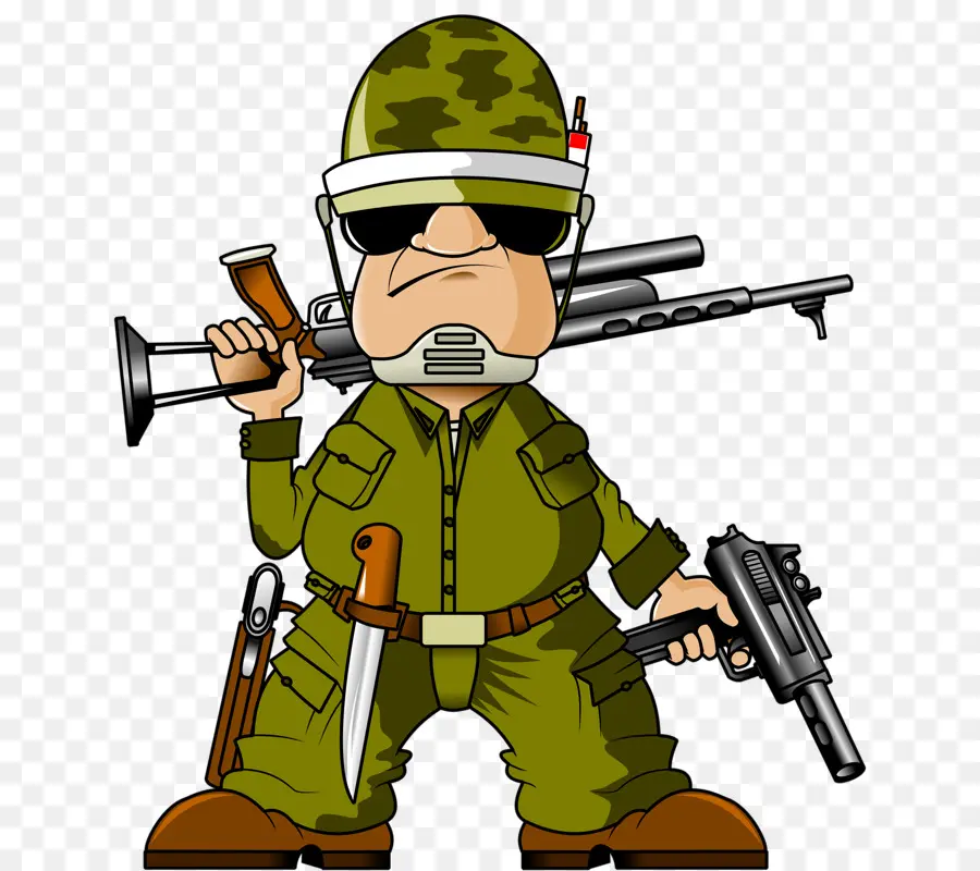 Soldado，Dibujos Animados PNG