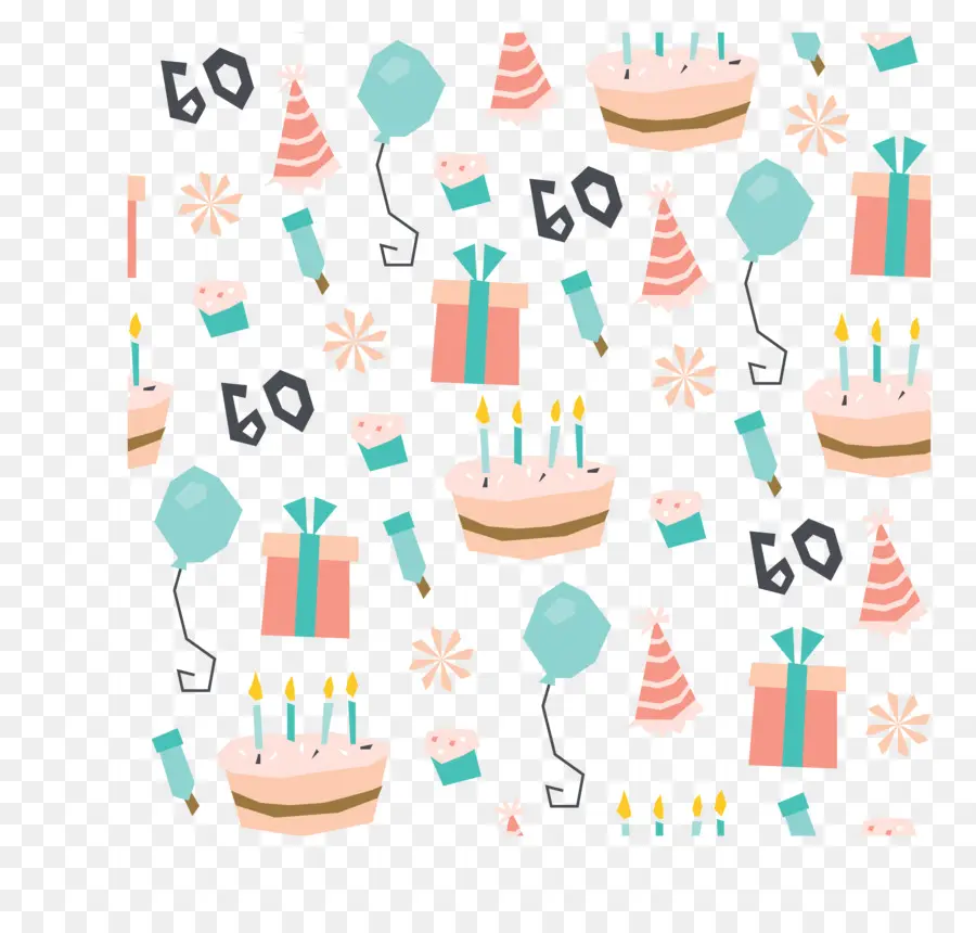 Elementos De Cumpleaños，Pastel PNG