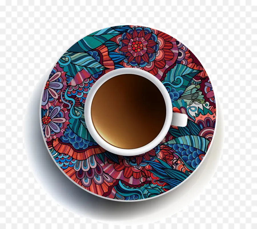 Taza De Cafe，Platillo PNG