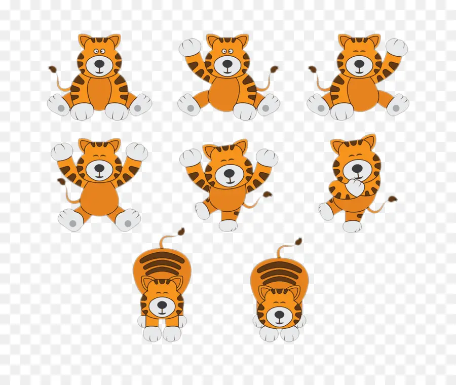 Tigre，De Dibujos Animados PNG