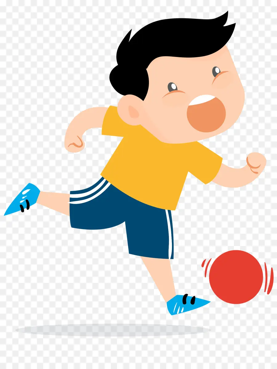 Niño Jugando Futbol，Niño PNG