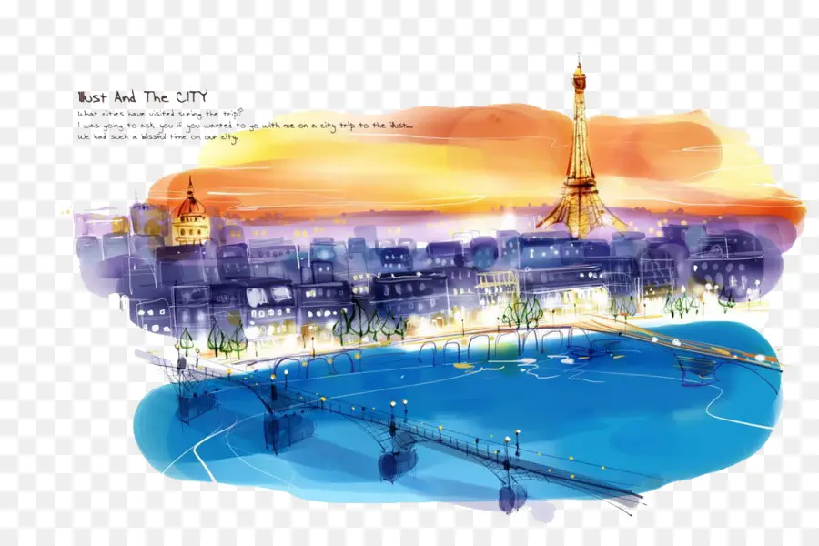 La Torre Eiffel，Dibujo PNG