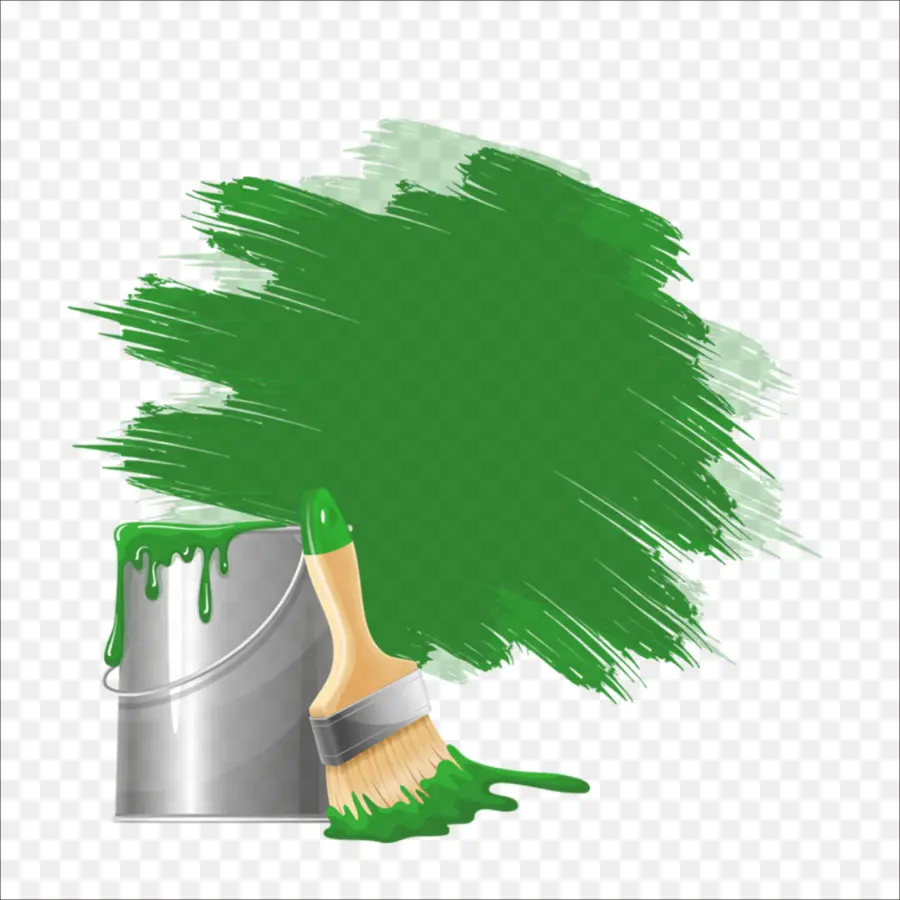 Pintura Verde，Pintar PNG