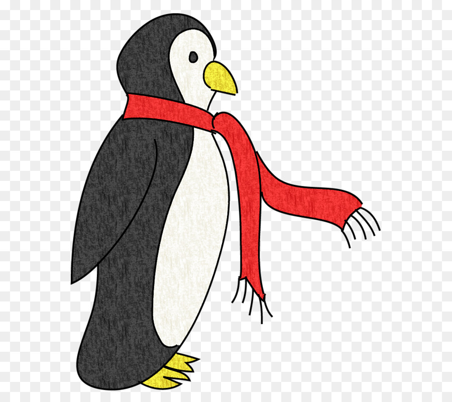 Pingüino，Bufanda PNG