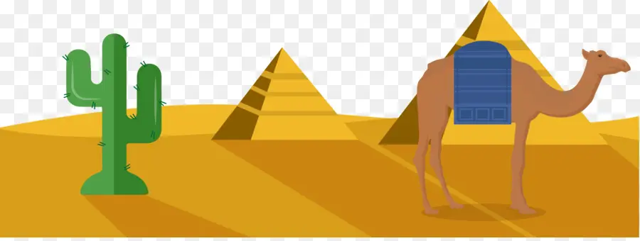 Las Pirámides De Egipto，De Dibujos Animados PNG