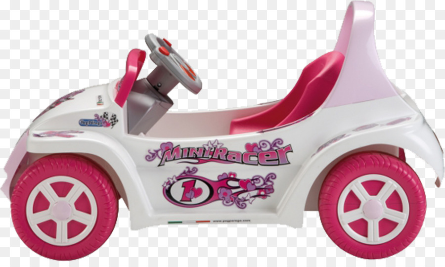 Coche De Juguete Rosa Y Blanco，Volante PNG