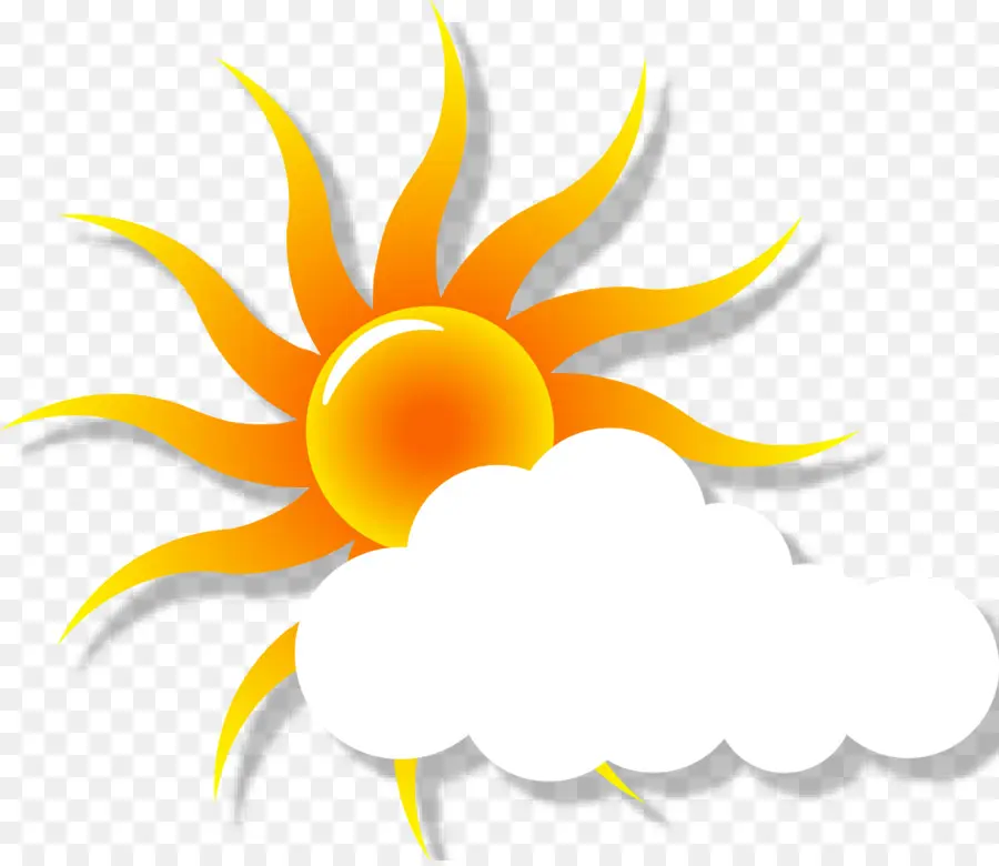 Sol Y Nube，Soleado PNG