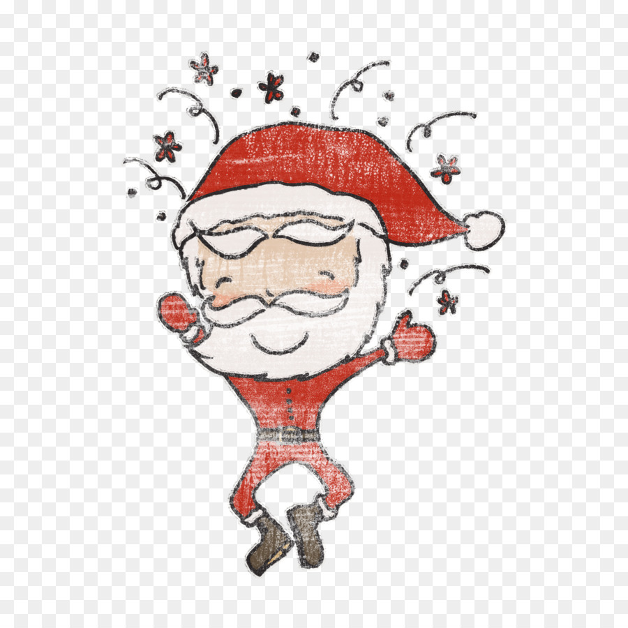 Santa Claus，De Dibujos Animados PNG