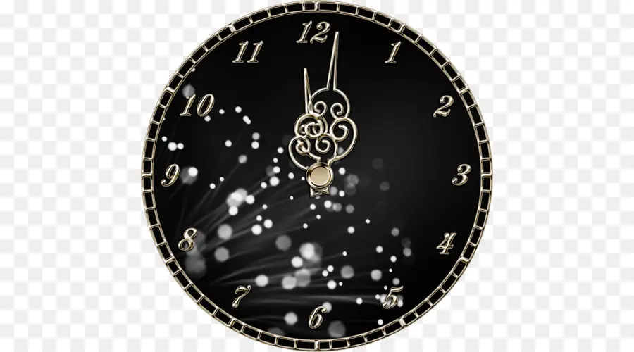 Reloj，La Víspera De Año Nuevo PNG