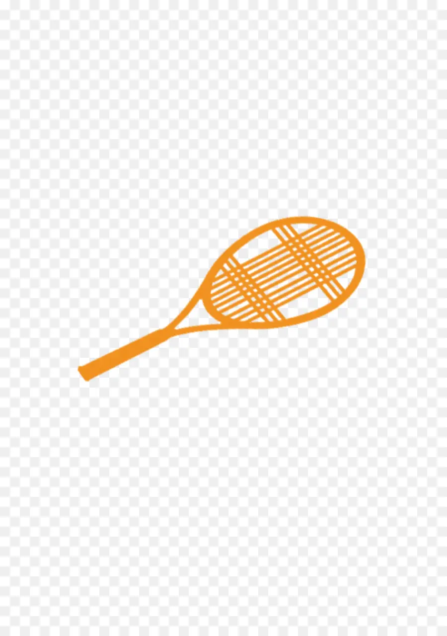 Raqueta De Tenis Naranja，Tenis PNG