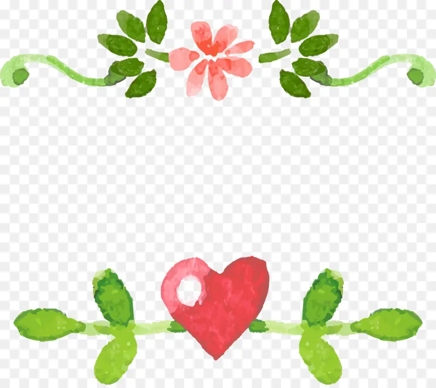 Corazón Y Flor，Amar PNG