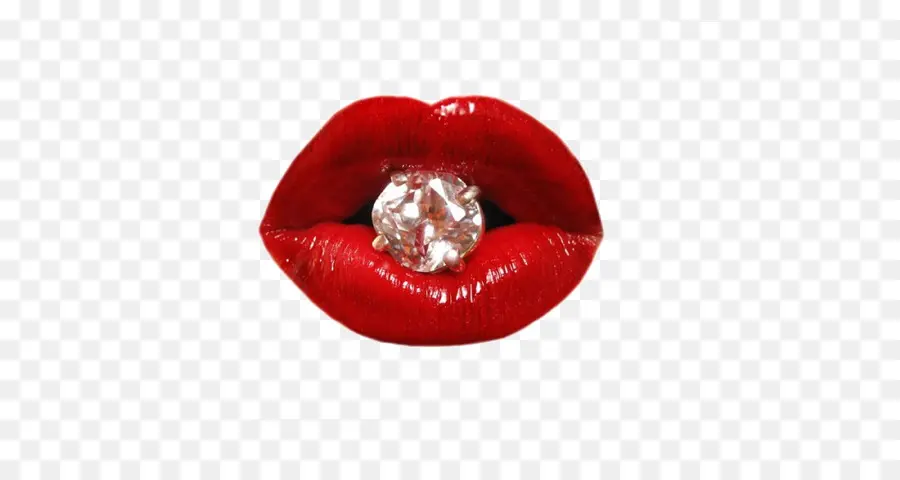 Labios Rojos，Diamante PNG