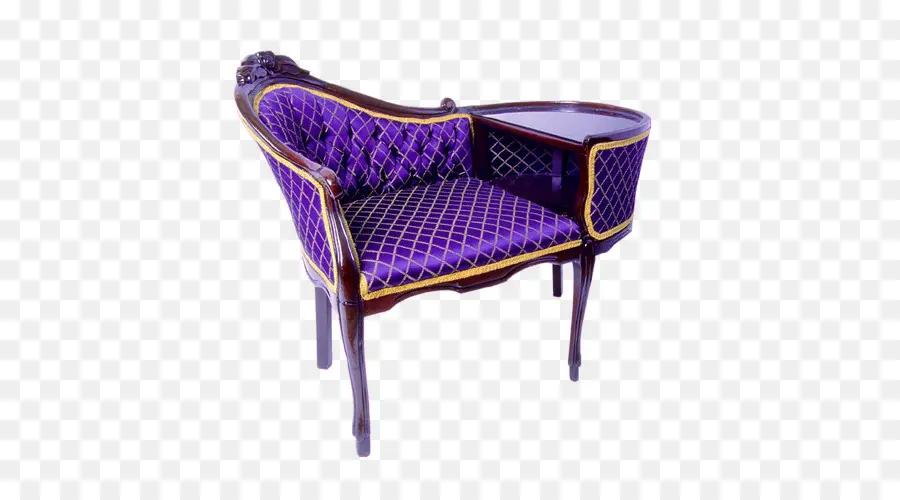 Silla Vintage Morada，Silla PNG