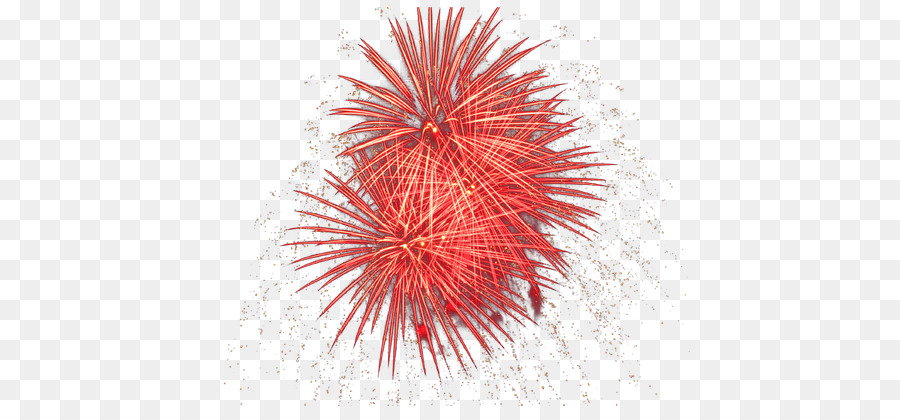 Fuegos Artificiales，Rojo PNG