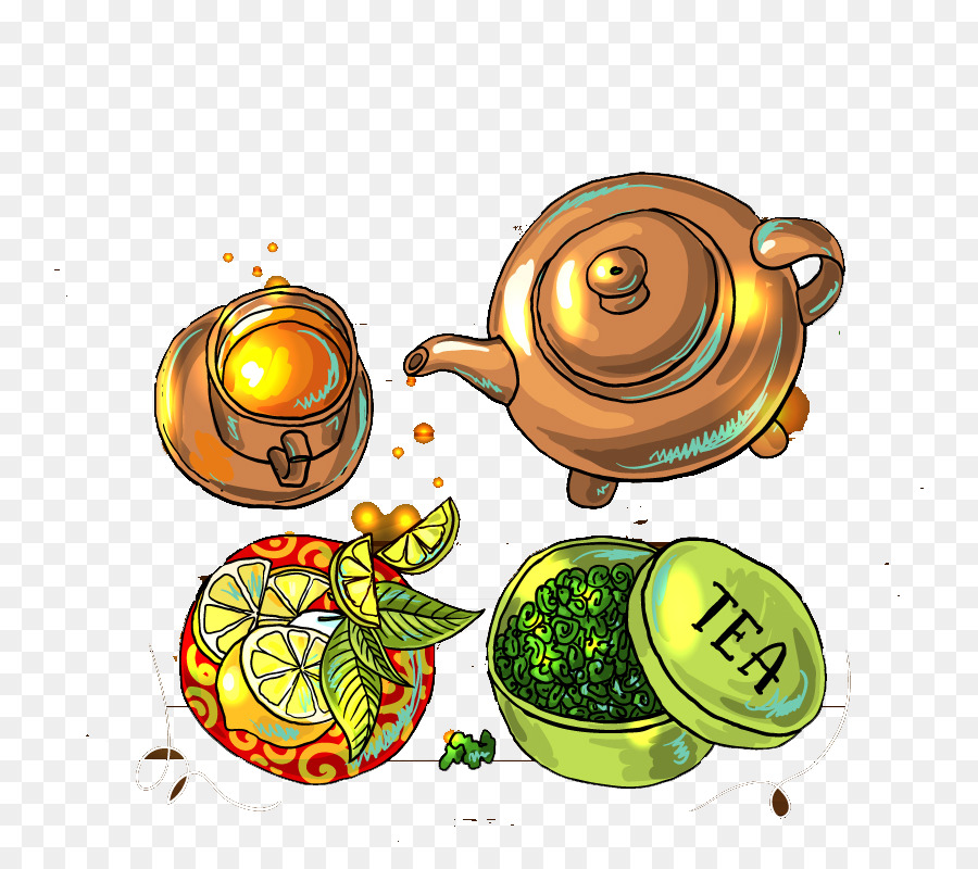 Juego De Té，Tetera PNG