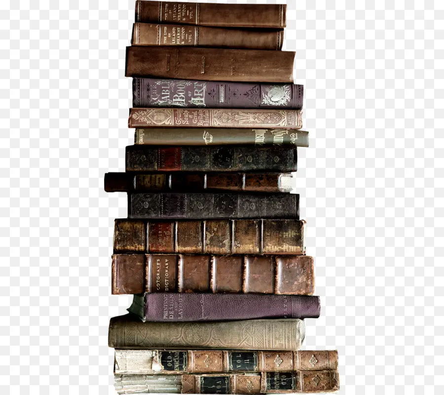 Libros Antiguos，Pila PNG