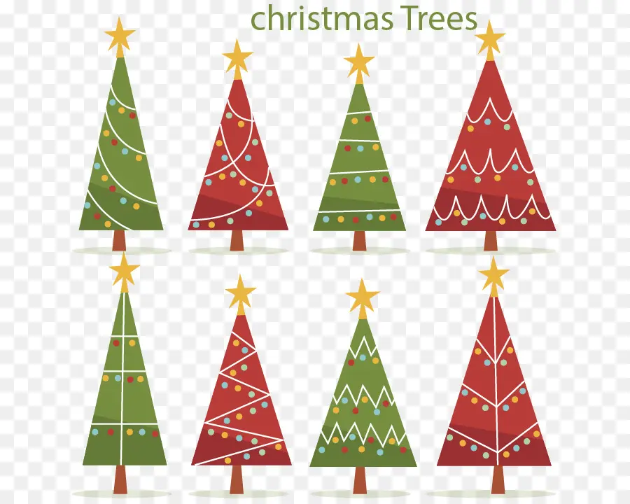 Arboles De Navidad，Decoraciones PNG