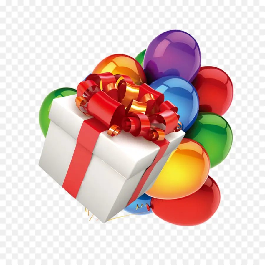 Globos De Colores，Caja PNG