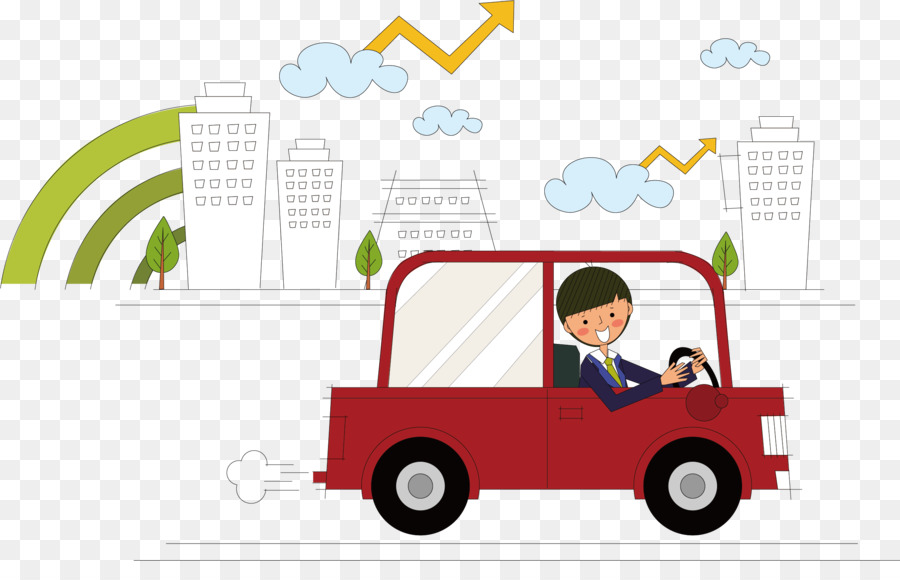 Coche Con Conductor，Conductor PNG