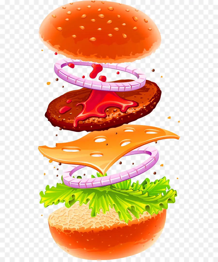 Hamburguesa，Hamburguesa Con Queso PNG