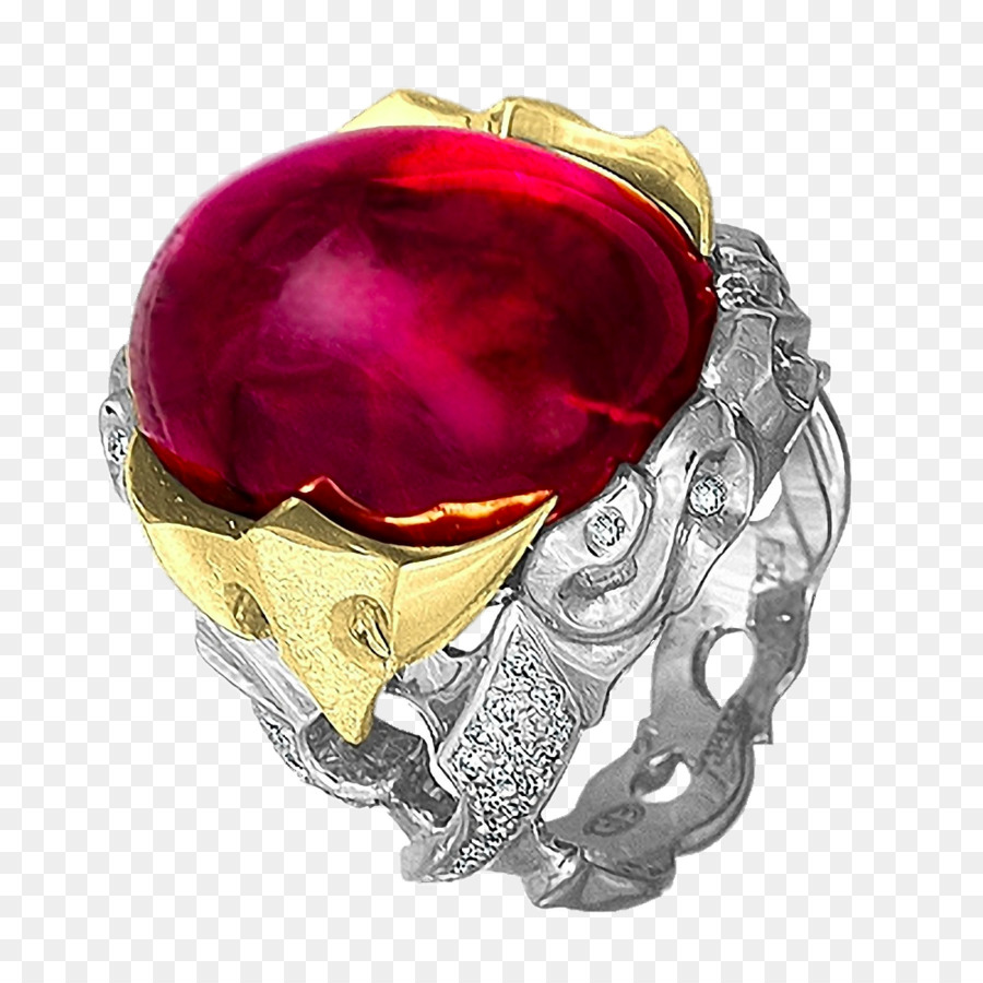 Anillo De Piedras Preciosas Rojas，Accesorio PNG