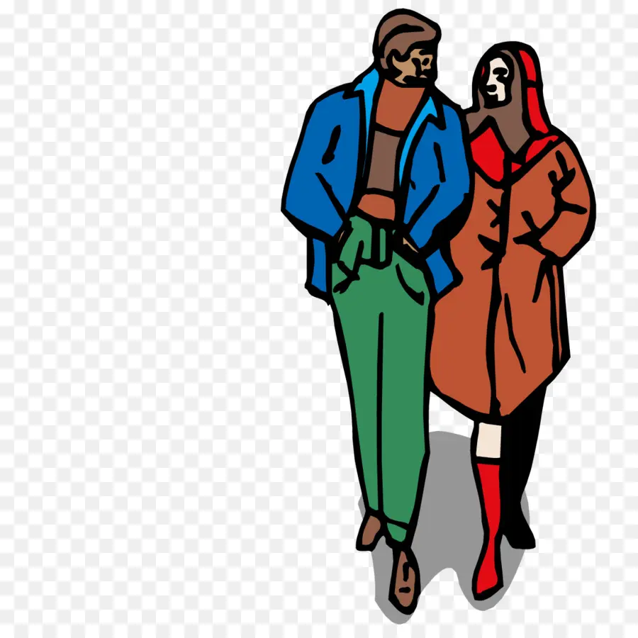 Pareja Caminando，Pareja PNG