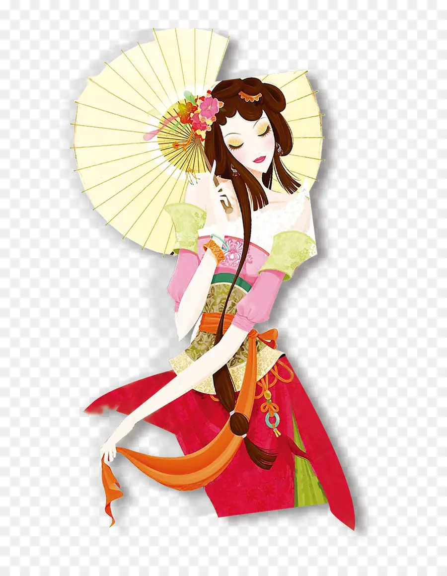 Geisha，Mujer PNG