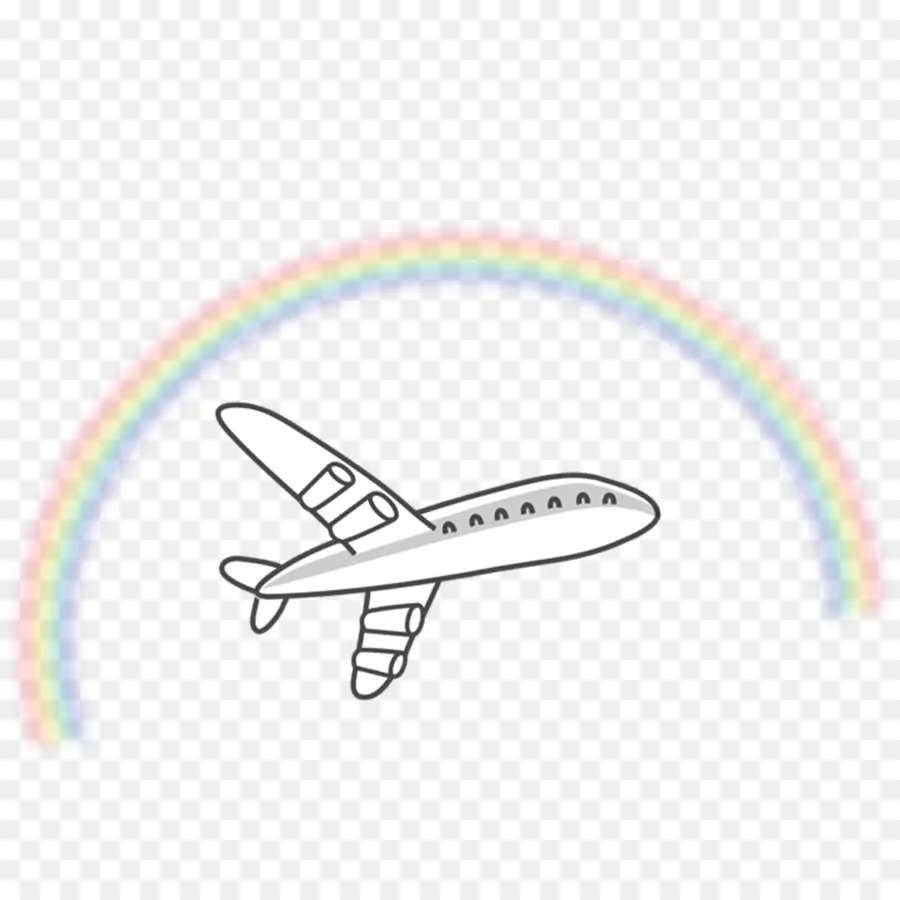 Avión Y Arcoiris，Vuelo PNG