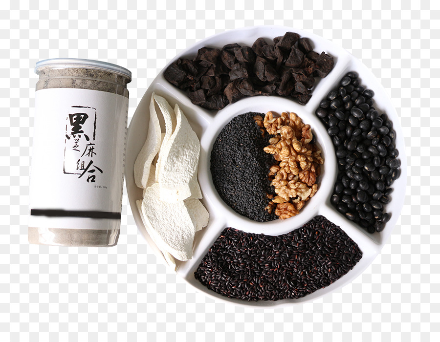 El Sésamo Negro Sopa，Los Cereales Para El Desayuno PNG