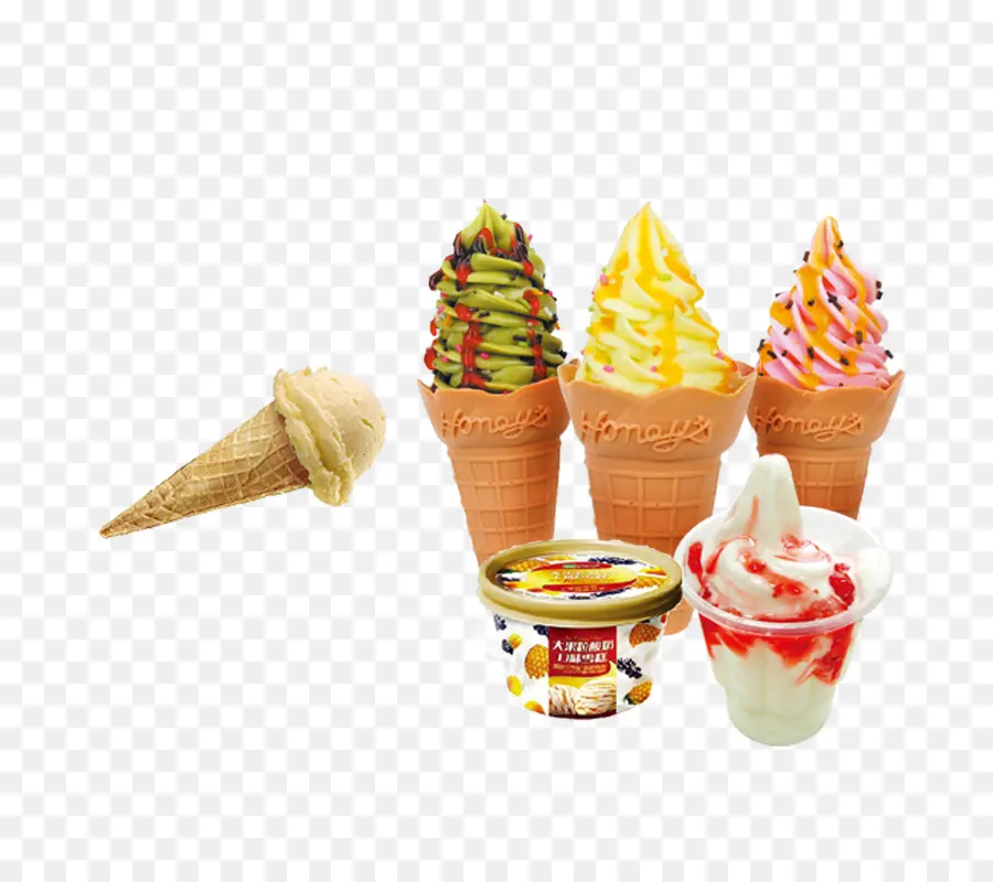 Helado，Conos PNG