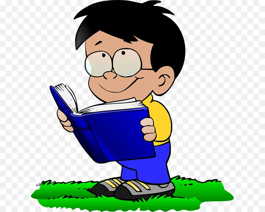 Niño Leyendo，Libro PNG