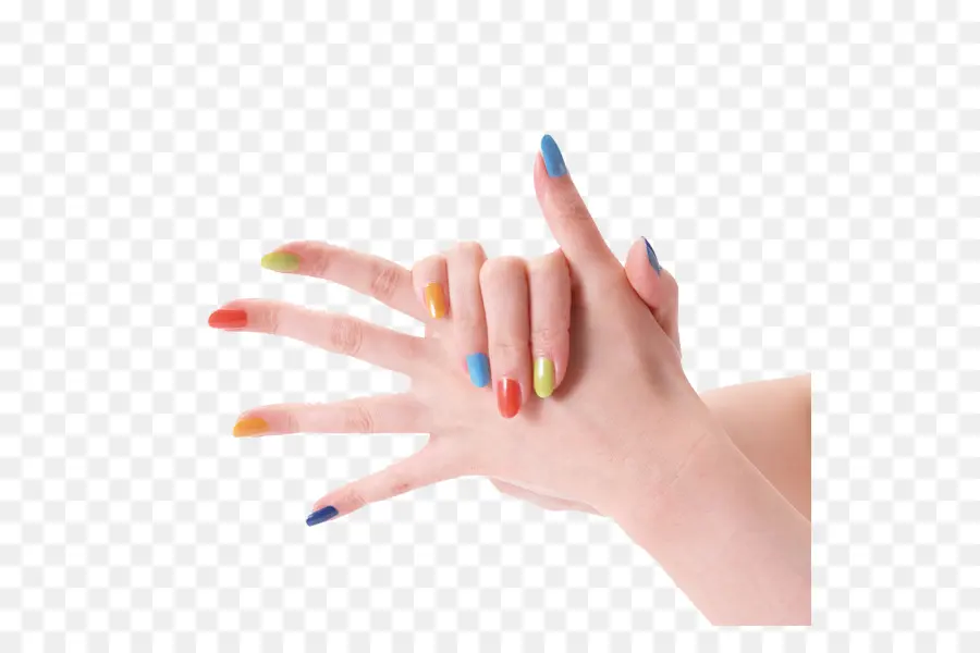 Uñas Coloridas，Manicura PNG