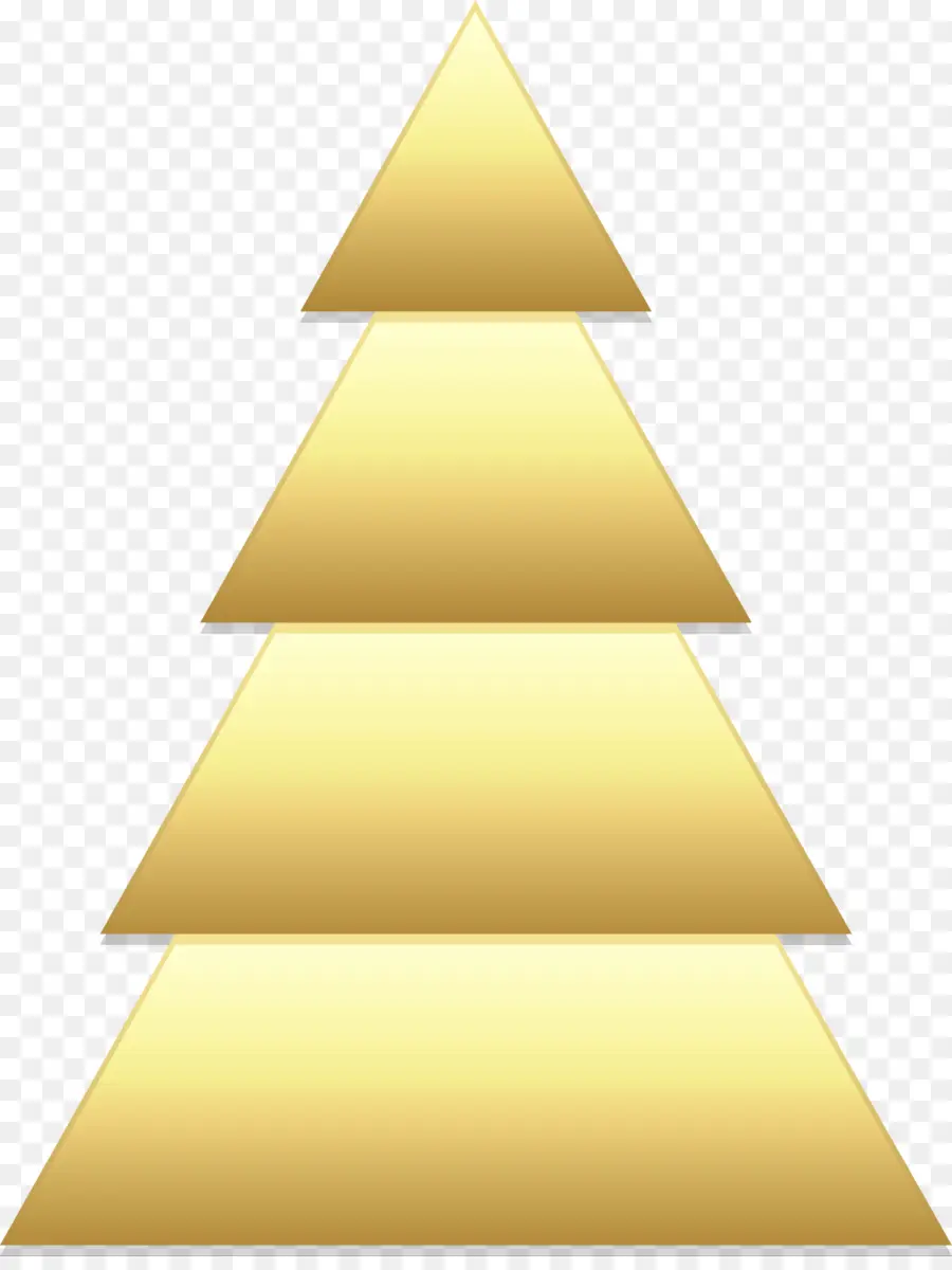 árbol De Navidad，Oro PNG