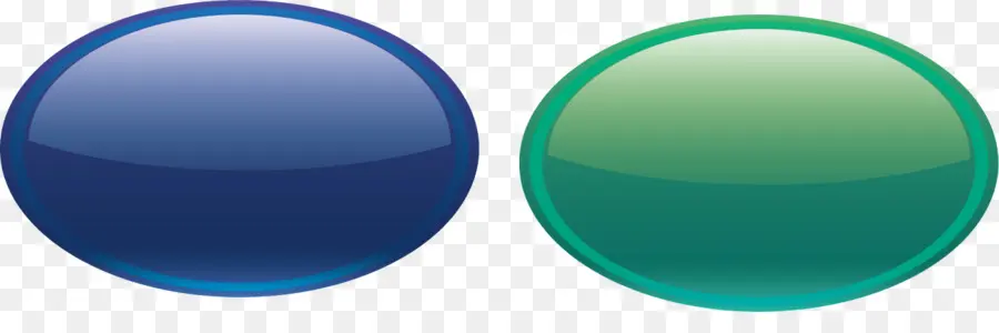 Botones Azules Y Verdes，Oval PNG