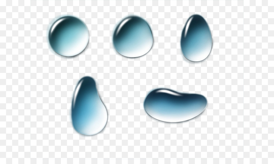 Gotas De Agua，Azul PNG